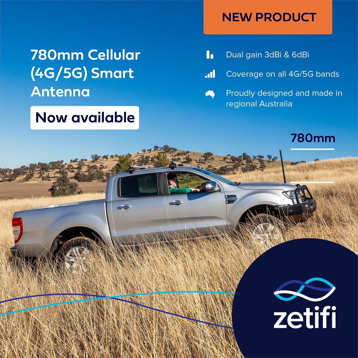 Available now with 50% discount for eligible customers via the On Farm Connectivity Program. Don’t delay if you plan to take advantage of this opportunity! ⌛

Contact us on 1300 093 711 or submit an enquiry to check your eligibility for the program.

👉 zetifi.com/getconnected