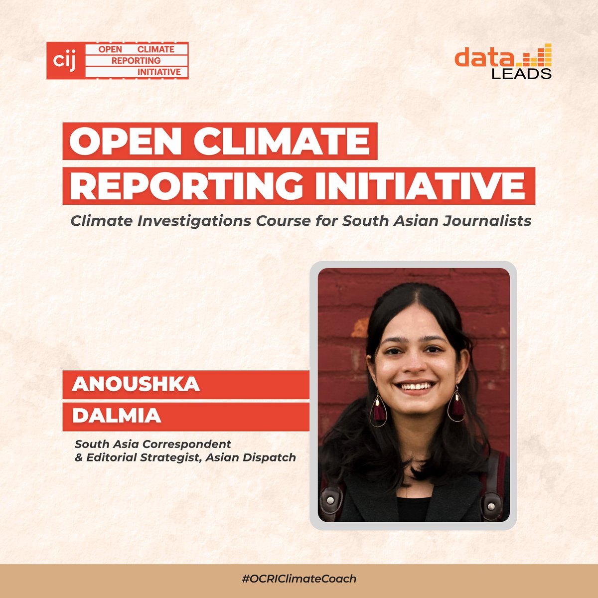 data_LEADS's tweet photo. We welcome climate trainers; @ByAditiTandon, @anoushkd , @DilrukshiH & @journomayank aboard who will mentor our selected fellows to report climate stories from South Asia this November at Colombo, Sri Lanka.
More details here- https://t.co/Z46OJcdmIj
#ClimateCoach @cijournalism https://t.co/6wQTTymLgQ