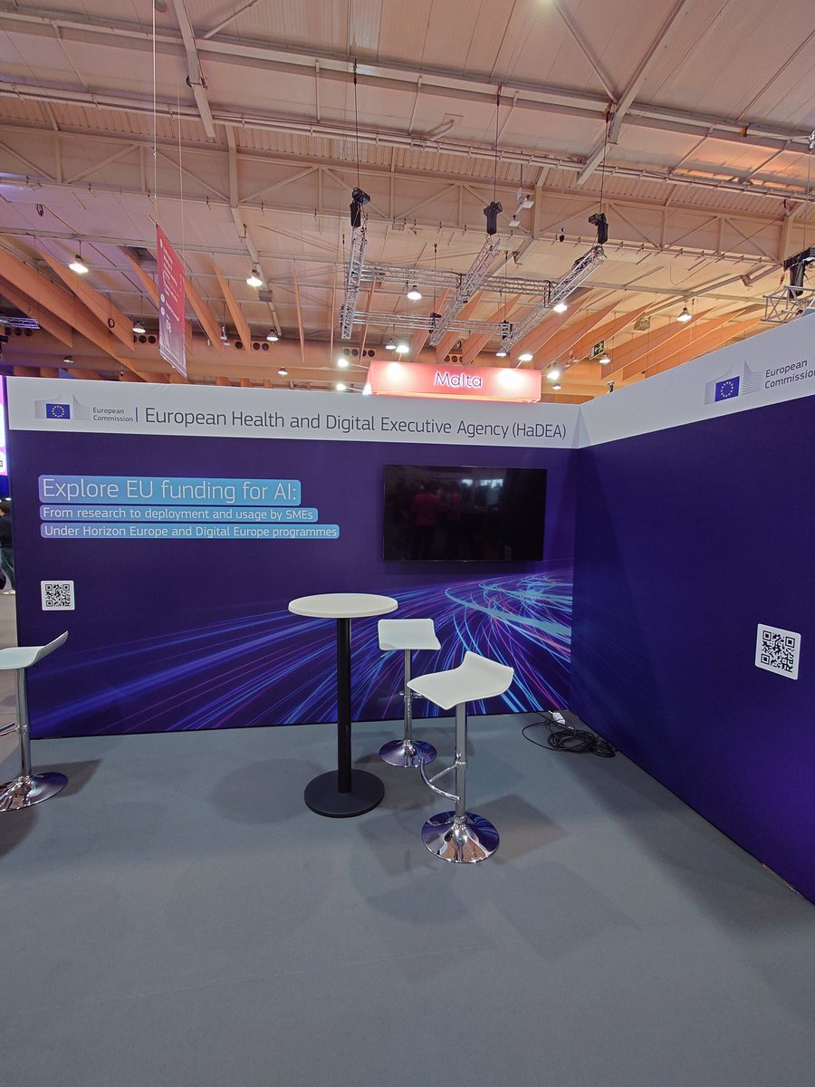 Nicochan33's tweet photo. Day 1 of #Websummit2024 about to start. Our message is clear, we are here to help startups from AI research to deployment & usage by SMEs. Come see us Pavilion 3 booth 304 #digitaleu #digitaleuambassadors #WebSummit #AiinEurope #DigitalIDwallet
@DigitalEU @ArturHabant @elaniaz @CurieuxExplorer @Shi4Tech @Fabriziobustama @Khulood_Almani @JolaBurnett @mvollmer1 @Timothy_Hughes @EvanKirstel @BetaMoroney @HaroldSinnott @SpirosMargaris