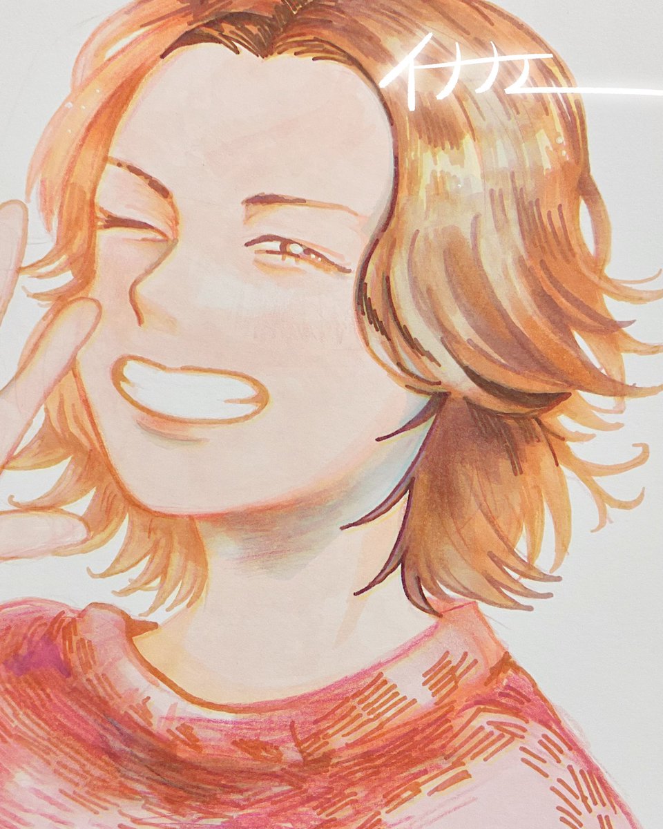 ohuhuさんのアルコールマーカー(硬筆タイプ)で描いたやつです