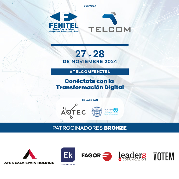 FenitelAsturias's tweet image. #TELCOM2024 es un congreso organizado por @fenitel_ES dedicado al sector de las #telecomunicaciones.
Hoy os presentamos a los patrocinadores &apos;Bronze&apos;🥉
➡️#AmericanTower 
➡️#Ekselans
➡️@Fagorelectronic
➡️@LeadersComunica
➡️#TOTEM
fenitelcom.es
#TELCOMFENITEL