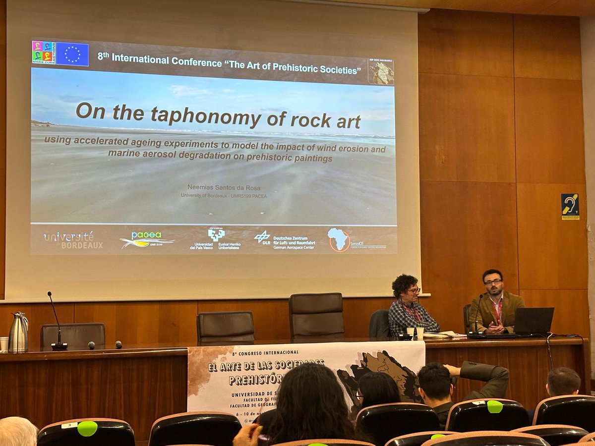 NeemiasSdR's tweet image. Honoured to have given an invited lecture about the taphonomy of rock art paintings at the @ASP2024 Many thanks to Olivia Rivero, Miguel García-Bustos, and the @LabTecUsal team for the invitation and all their hard work in organizing such an excellent event!