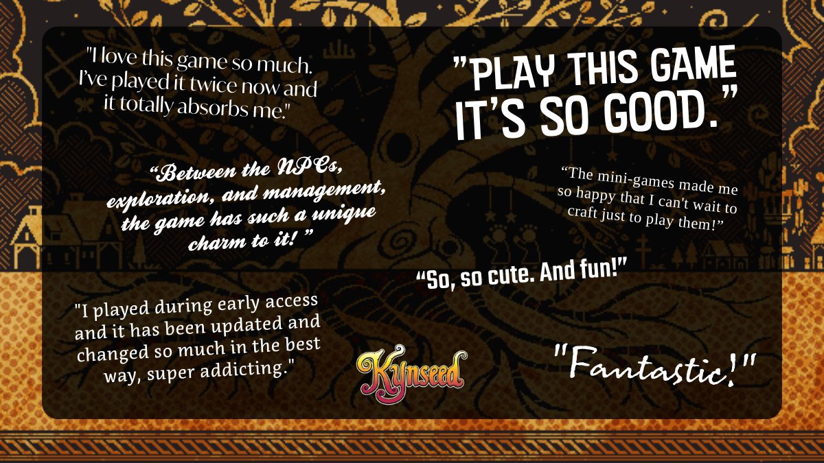 Kynseed - A beautiful Life Sim Sandbox RPG tweet media