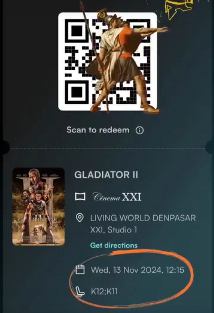MarvinHenry25's tweet photo. Besok nonton #GladiatorII 
Masih diBali  ... https://t.co/YHRMPs041U