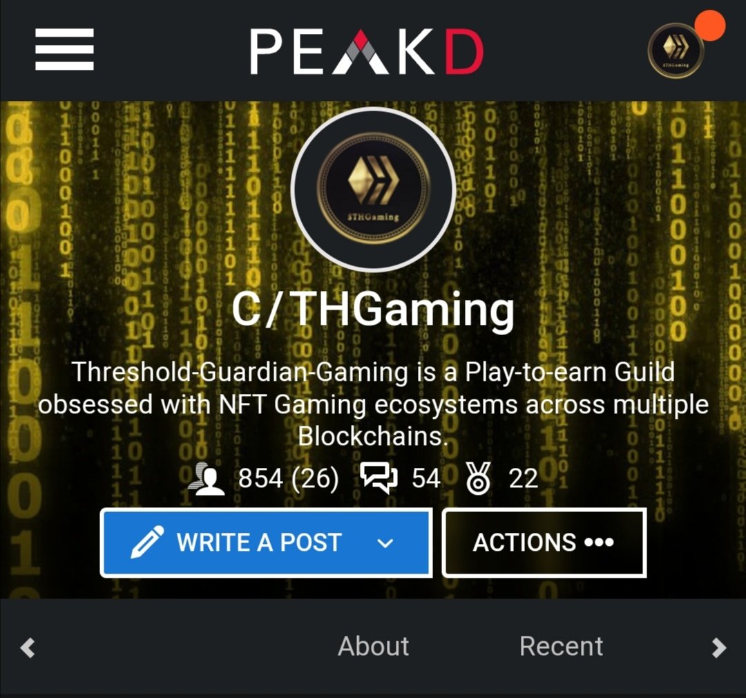 Earn crypto for blogging about ANYTHING on the decentralised #Hivechain! All you need is a <a href="/hiveblocks/">Hive</a> Wallet like <a href="/HiveKeychain/">Hive Keychain</a>

There are communities for #crypto, #gaming, #travel, #trading, #writing...everything!

Check out the #THGaming Community here:
peakd.com/c/hive-184309/…