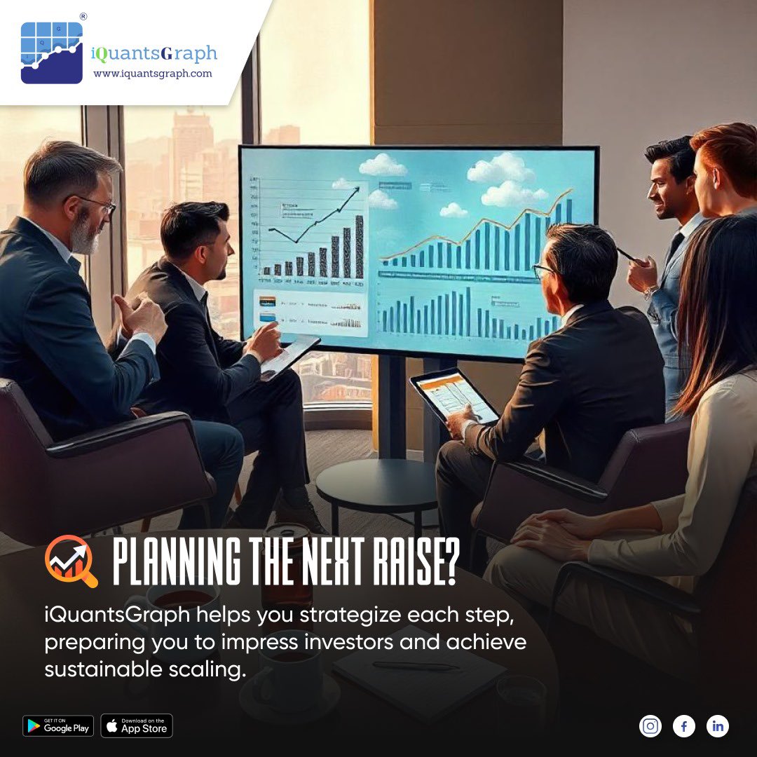 iQuantsGraph's tweet image. Securing your next round? 📊 iQuantsGraph is your strategic partner for investor readiness, ensuring sustainable growth and seamless scaling. 🚀💡

#SmartStrategies #InvestorPrep #SustainableGrowth #iQuantsGraph
