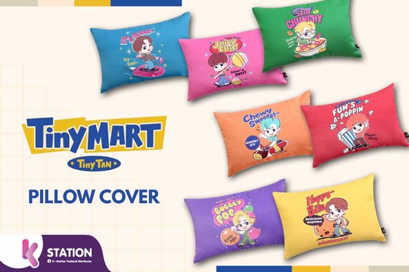 KStation_TH's tweet photo. #TinyTAN TinyMART PILLOW COVER💜

✨ปลอกหมอนลายพิเศษ ไอเทมที่จะมาช่วยให้เพื่อนๆ นอนหลับเต็มอิ่ม💤 กับเมนที่คุณรัก❤️ สีสันสดใส ทำจากผ้า Cotton 100%😘

ช้อปเลย!
🧡https://t.co/qNOgDKFvom

#ตลาดนัดบังทัน #ตลาดนัดรถไฟฟ้าบังทัน #ตลาดนัดBTS #การ์ดบังทัน #ปล่อยของสะสมบังทัน #ตลาดนัดBT21 https://t.co/zSFQxfGVc4