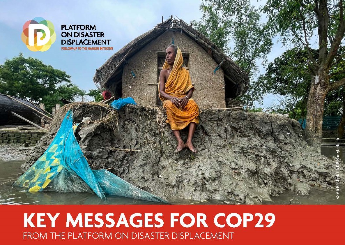 DisasterDisplacement (@ddisplacement) on Twitter photo 📢 How will YOU address #DisasterDisplacement at #COP29? 🗒️The PDD has developed a set of key messages and commitments delegations can use in statements and interventions. Read here➡️tinyurl.com/ms7f567t
Plus info on key events➡️tinyurl.com/ms7f567tL 📢 How will YOU address #DisasterDisplacement at #COP29? 🗒️The PDD has developed a set of key messages and commitments delegations can use in statements and interventions. Read here➡️tinyurl.com/ms7f567t
Plus info on key events➡️tinyurl.com/ms7f567tL