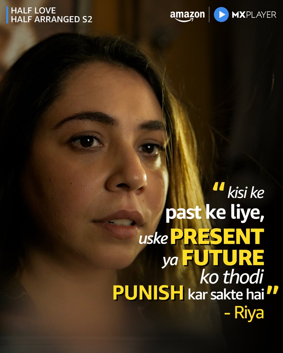 Riya ke chaahne waalo, trailer dekha ya nahi  👀❤️  

#HalfLoveHalfArrangedS2 powered by <a href="/WBN_India/">Wellbeing Nutrition</a> releasing 15 Nov for FREE on Amazon MX Player 🔜  

#HalfLoveHalfArrangedS2 #HalfLoveHalfArrangedS2OnAmazonMXPlayer #AmazonMXPlayer #ComingSoon
