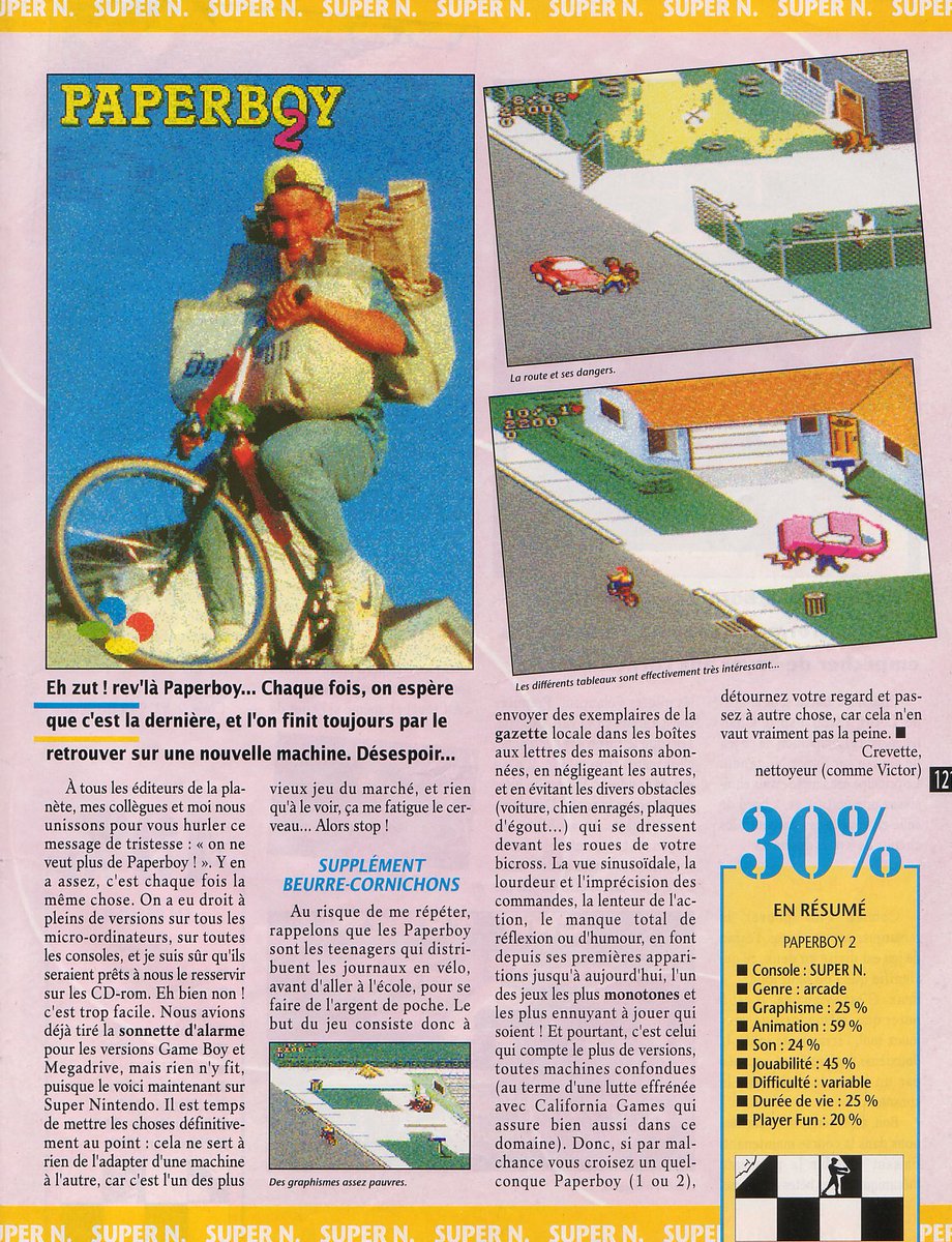 AllmightoFranky's tweet photo. On poursuit sur #GameBoy avec #Probotector la petite pépite!! Et #KickOff et #PaperBoy2 sur #Snes!! 3/5 https://t.co/6YqXILEYMs