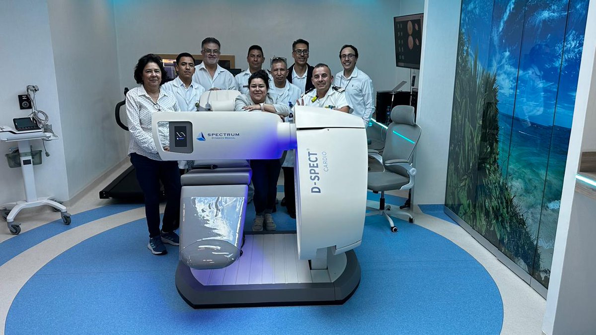 spectdynamics's tweet photo. Our #DSPECT system is revolutionizing medical imaging! Learn more about this advanced technology that is now up and running and benefiting patients at the Navy Hospital in Mexico City: https://t.co/uaBVwWk2Mh…

@spectdynamics #nucmed #cvmed #molecularimaging #nuclearmedicine https://t.co/KCd8tn4ZVT