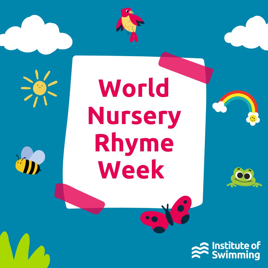InstituteofSwim's tweet photo. World Nursery Rhyme Week (from 11th to 15th November) celebrates the role of nursery rhymes in early childhood education. 

#worldnurseryrhymeweek #nurseryrhymes #education #swimmingteachers #nurseryrhymeweek #earlyliteracy #rhymetime #childhoodeducation #singwithkids https://t.co/xAG29Mb017