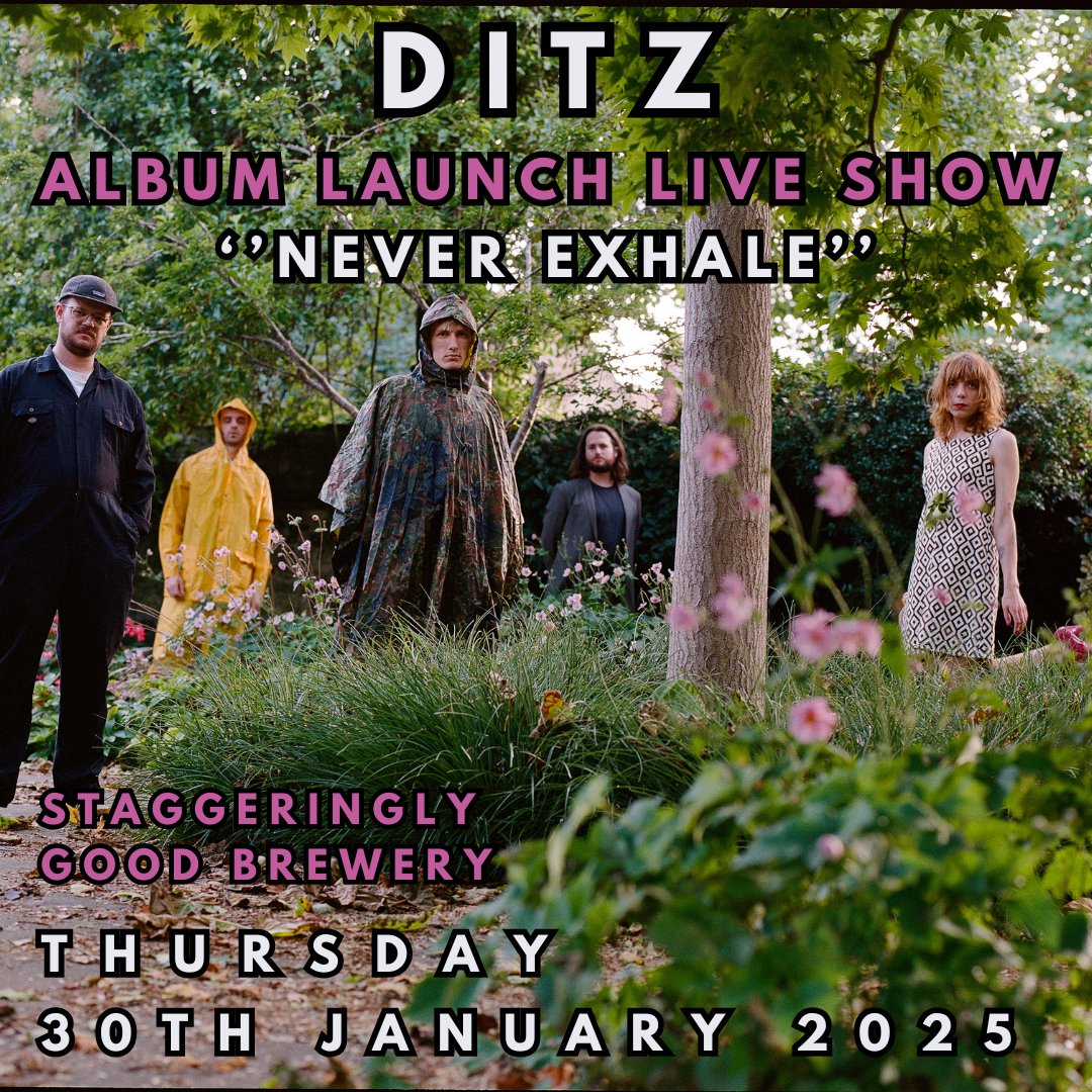 DITZ – ”Never Exhale” Album Launch Live 'Out Store' Show

Ticket Bundles on sale NOW!

Visit the 'events' section of the site for more info

pandvrecords.co.uk/product/ditz-n…

<a href="/ditzband/">DITZ</a> @staggeringlygoodbeer @republicofmusic #live #outstore