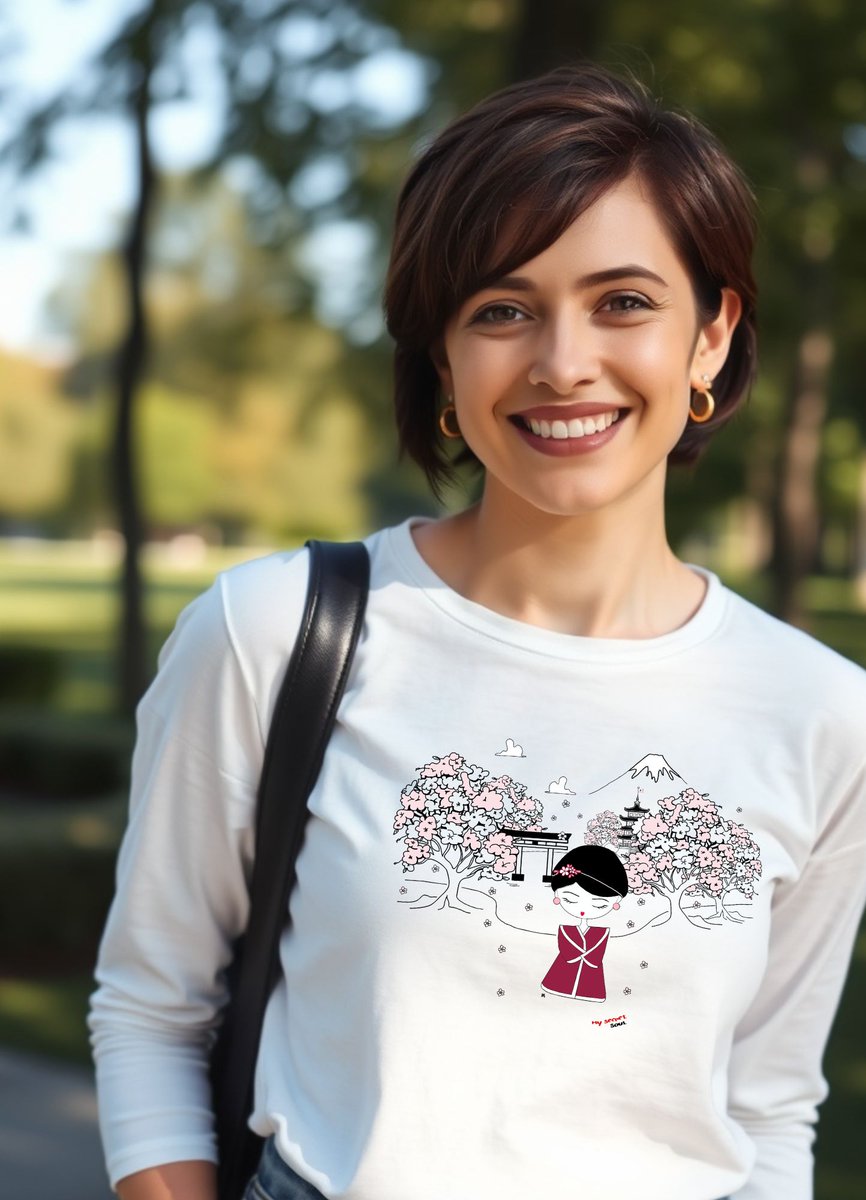MySecretSoul_it's tweet image. 🌿 Natural elegance and environmental responsibility merge in our Sakura t-shirt. This garment is not only beautiful to look at but also kind to the planet. Celebrate the beauty of the small things with us. #EcoChic #ModaEco #MySecretSoul #LuxuryFashionBrand