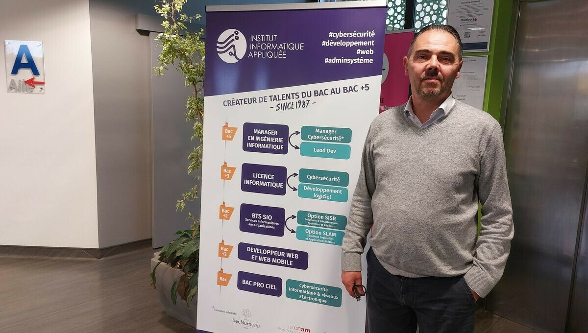 ici Mayenne (@icimayenne) on Twitter photo À Saint-Berthevin, un bac pro dédié aux métiers de l'informatique et de la #cybersécurité va être lancé en 2025 #Mayenne <a href="/CCIMayenne/">CCIMayenne</a>
➡️ l.francebleu.fr/7shQ À Saint-Berthevin, un bac pro dédié aux métiers de l'informatique et de la #cybersécurité va être lancé en 2025 #Mayenne <a href="/CCIMayenne/">CCIMayenne</a>
➡️ l.francebleu.fr/7shQ