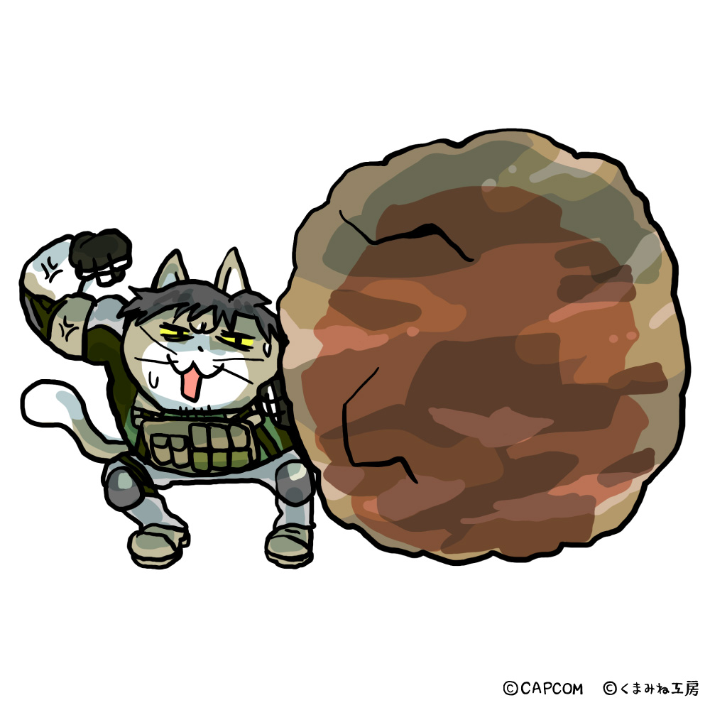 クリス猫 #バイオハザード #仕事猫 #カプくじ