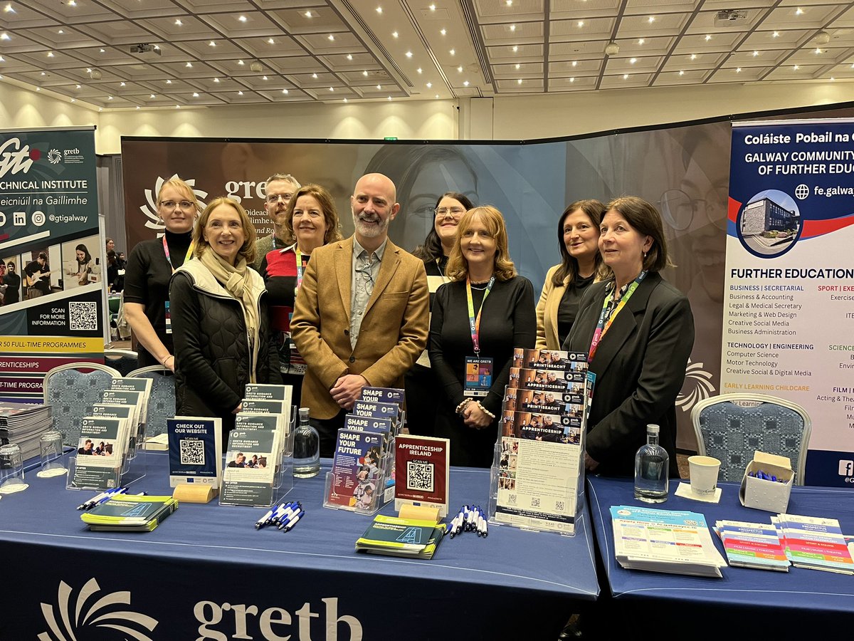 GRETBOfficial's tweet photo. Meet our team at #Pathways24 📣 

Find out everything you need to know about our full and part time programmes, Apprenticeships and Traineeships! 🤗 

#GRETB #WeAreGRETB #Pathways24 https://t.co/7xFsOKqX7T