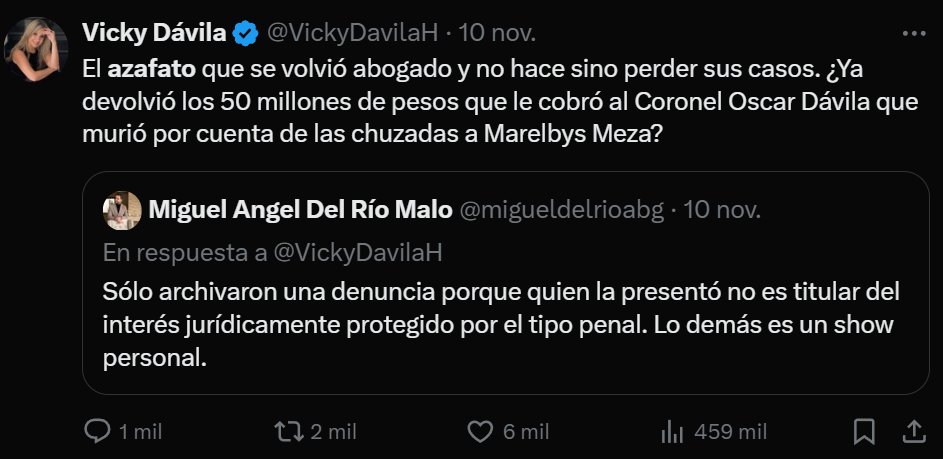 Matador000's tweet photo. Sí @VickyDavilaH se burla de @migueldelrioabg porque fue "azafato", imagínense cuando sepa que yo vendí chance cuando tenía 11 años y manejé taxi a los 22.

¡Dios me ampare! https://t.co/QqWkJ2ISEC