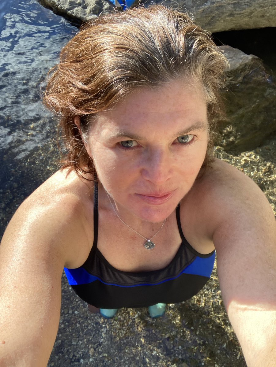 FjordSar's tweet photo. Prepping for winter - my first cold water swim in a long time. Mentally tough but I physically feel great now and am very proud of pushing myself into the icy waters of the gorges! 🥶❄️
#cosimacs #coldwaterswimming
#physicalpreparation https://t.co/NMRZG8yaNS