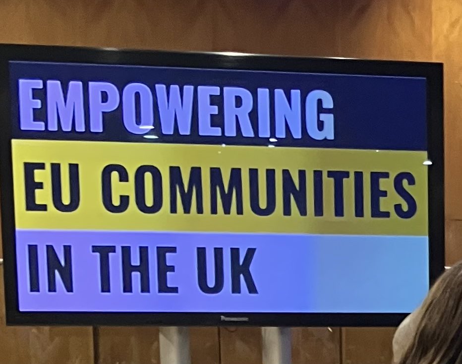 IreneOldfather's tweet photo. What an inspiring day at #EUCitizensGathering #EUinUK much excitement in the room. Honoured finalist  #EmpowerEU  awards .4tables of 🏴󠁧󠁢󠁳󠁣󠁴󠁿 delegates @ALLIANCE_ExtAff @ALLIANCEScot @ScotGovBrussels @AngusRobertson @D_G_Alexander @  Watch this space @StephenGethins @RichardBakerMP https://t.co/BDlKEM9mmq