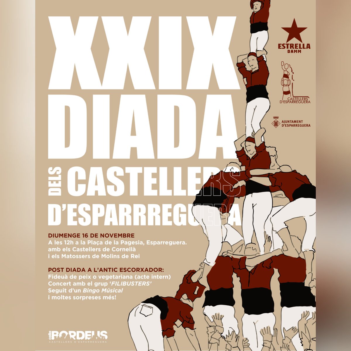 FilibustersGrup's tweet photo. Aquest diumenge tocarem a la diada de la @collabordeus i que voleu que us diguem. Pot estar molt bé!!!
@Matossers 
@CastCornella https://t.co/yLlrvaJEEj