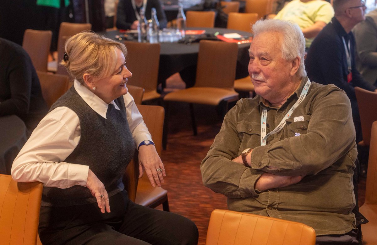 UniteSharon's tweet photo. I'm with @UniteWales members in Cardiff today at the #Wales Policy Conference. I've met some hard working, dedicated reps &amp; activists who fight everyday on behalf of their members in their workplaces. I and @unitetheunion are thankful for everything they do. #JobsPayConditions https://t.co/WQGhGlkfKx
