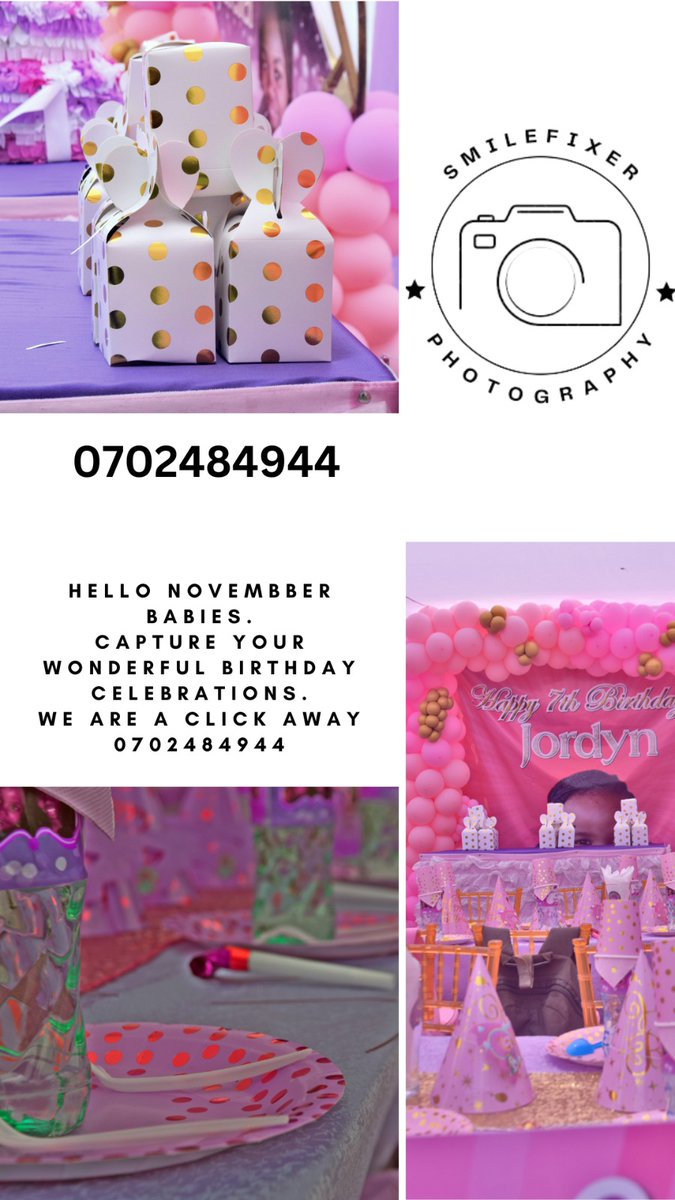 thesmilefixer's tweet photo. November babies, do not miss out on your memories.

Let us capture your birthday celebrations.

0702484944

#smilefixersphotography #birthday #smilefixers #november #Arcane #KanguvaFromNov14 https://t.co/VuMCLRqkXz
