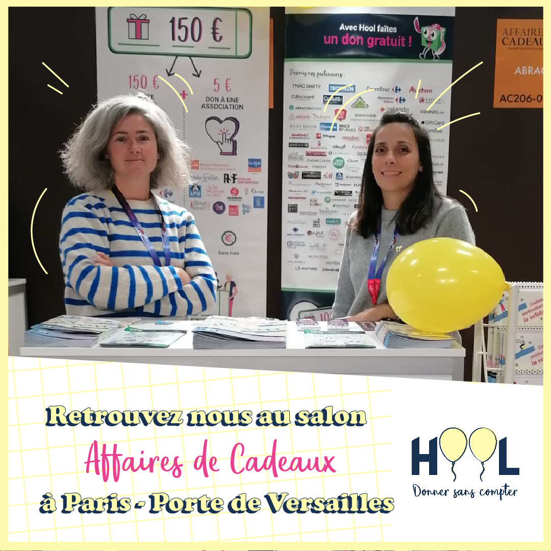 Retrouvez HOOL au salon Affaire de Cadeaux ! Notre équipe de choc 💥 vous attends le 12, 13 et 14 novembre pour échanger sur notre offre de récompenses internes et externes solidaire !