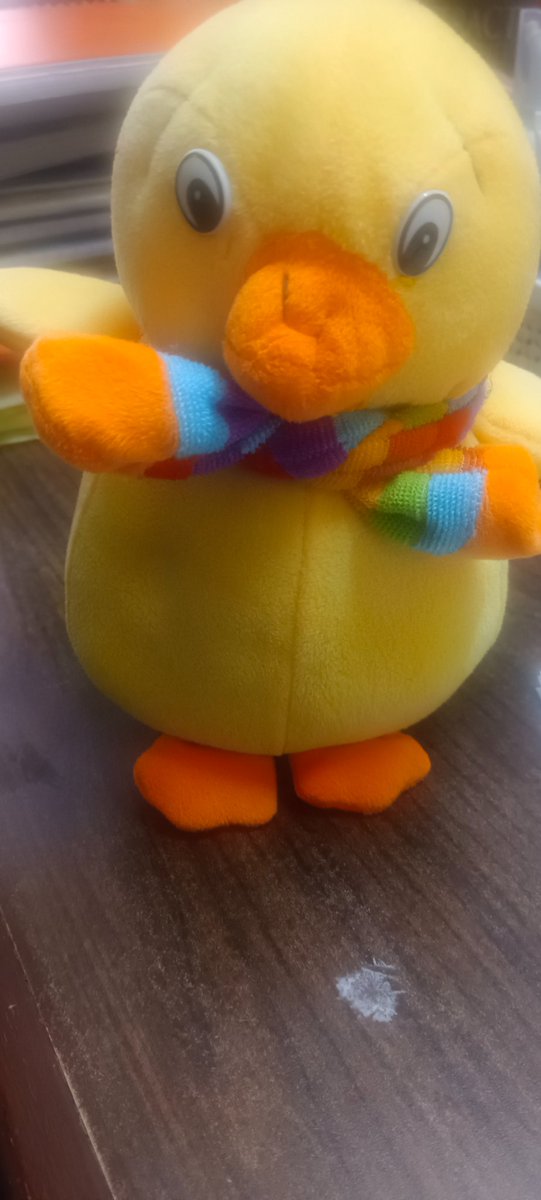 katieisstudying's tweet photo. Everyone say hi to chimmy!!! He had gone to the laundry and now he's back home!! On the desk!!! https://t.co/q5lvYlA27U