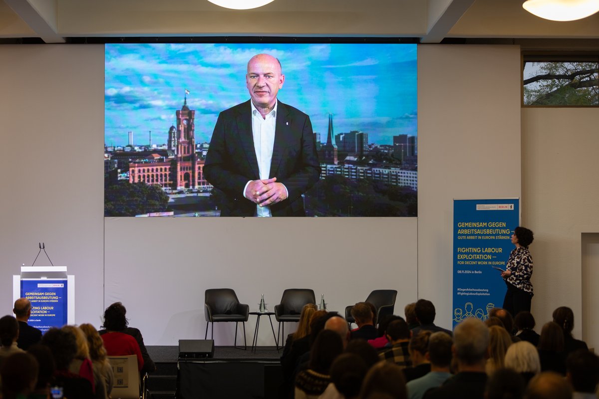 SenASGIVA's tweet photo. ❤️lichen Dank an alle Beteiligten & Teilnehmenden der Konferenz „Gemeinsam gegen #Arbeitsausbeutung – Gute Arbeit in Europa stärken“! Mit wichtigen Impulsen für Berlin machen wir uns weiter stark #GegenArbeitsausbeutung
#FightingLabourExploitation
ℹ️ +📺https://t.co/BSVnXy1bAh https://t.co/Q1E8T7l9Gj