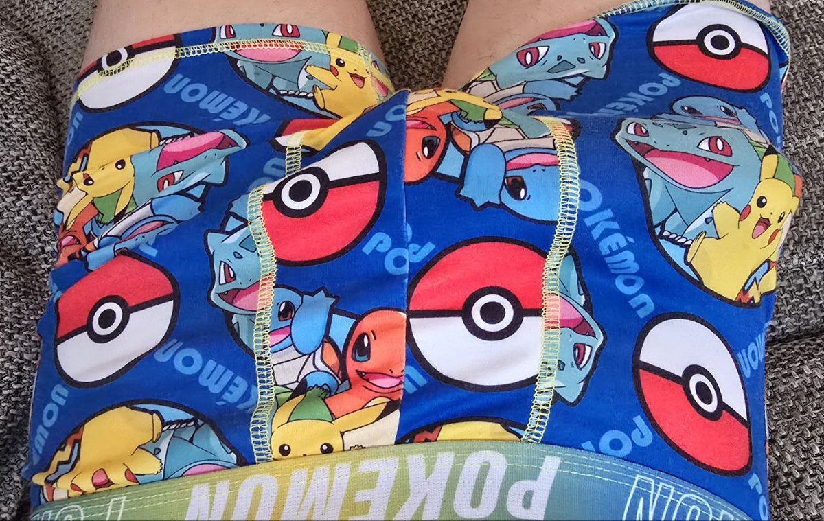 FreeGunFanBoy's tweet photo. Spaß mit #Pokemon #Underwear #horny. Spielt jemand PokemonGo? 5817 7649 9747 https://t.co/S5uL9I5dB4