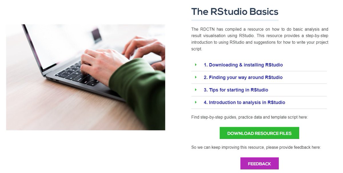 💡 Researchers! 💡
New to #RStudio or just need a refresher? Our #RStudio Introduction is here to help you navigate, start projects, and analyse data with ease! 📊✨

Check it out &amp; share your feedback to help us improve our tools for the community! 👇rarediseaseresearch.ie/toolbox/
