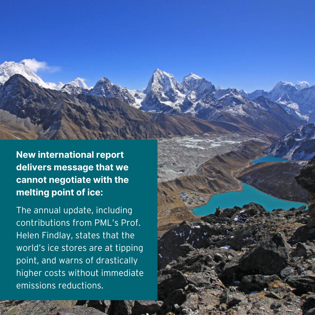 The #StateOfTheCryosphereReport 2024, coordinated by <a href="/ICCInet/">International Cryosphere Climate Initiative</a>, cautions that current climate commitments, leading the world to well over 2°C of warming, would bring disastrous &amp; irreversible consequences for billions of people from global ice loss: pml.ac.uk/news/new-inter…