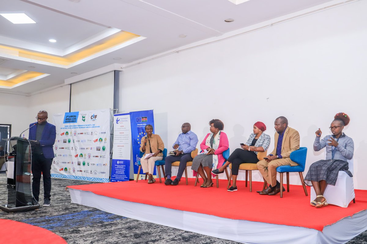katibainstitute's tweet photo. @Kevinmabonga1 moderating the second session on the state of media freedoms in Kenya.

#MediaCSOConference 
#DigitalFreedomKE https://t.co/nxflfUZ77v