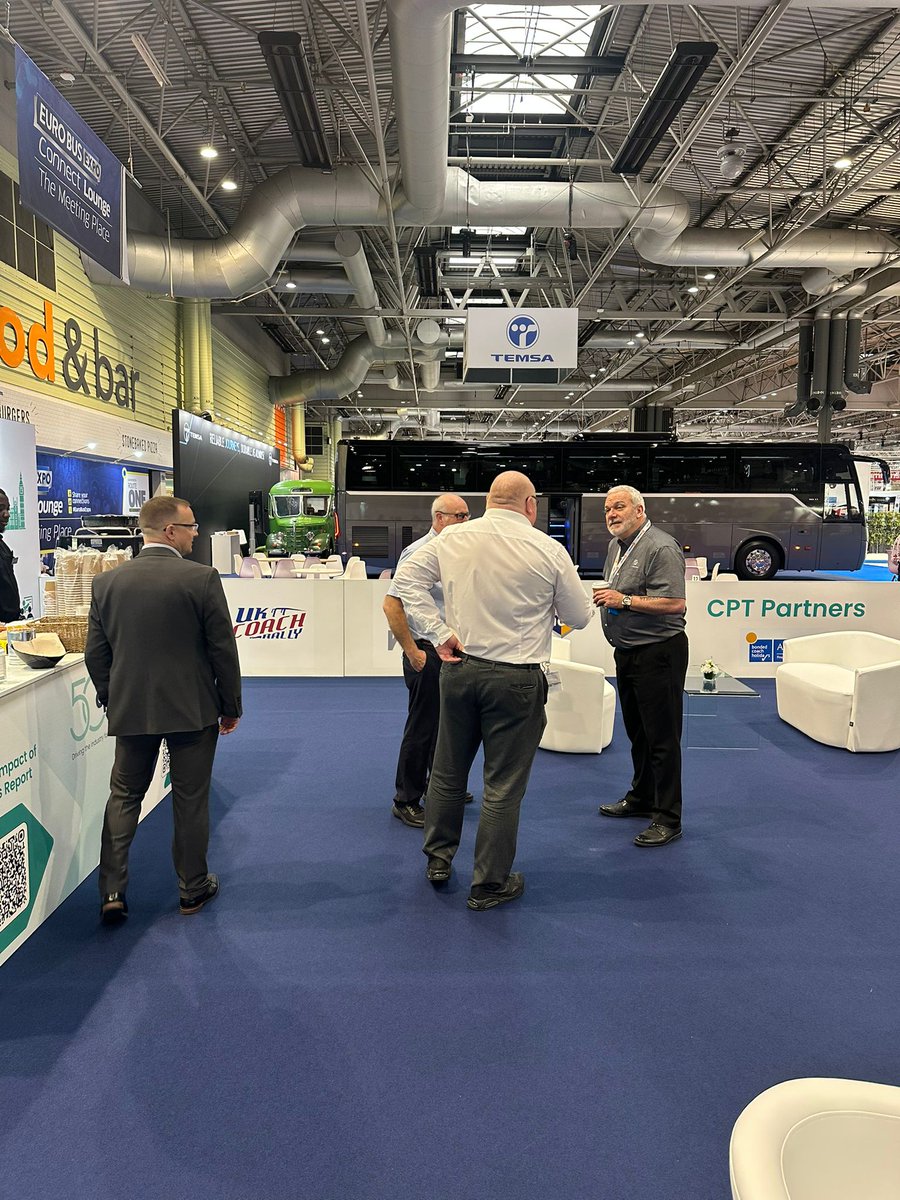 CPT_UK's tweet photo. #EuroBusExpo2024 is here! Come and find us at the CPT Lounge on stand V32. 

We’ll be hosting a reception for our members this afternoon in the CPT Lounge from 4:30. Drop by for some relaxed networking and to celebrate the industry’s achievements. 

 #Bus #Coach #CPTOperatorForum https://t.co/ilPAZjvMG0
