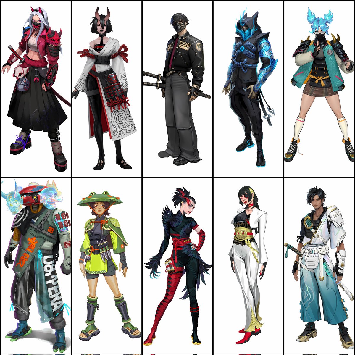 The only acceptable skins for the next season if your going