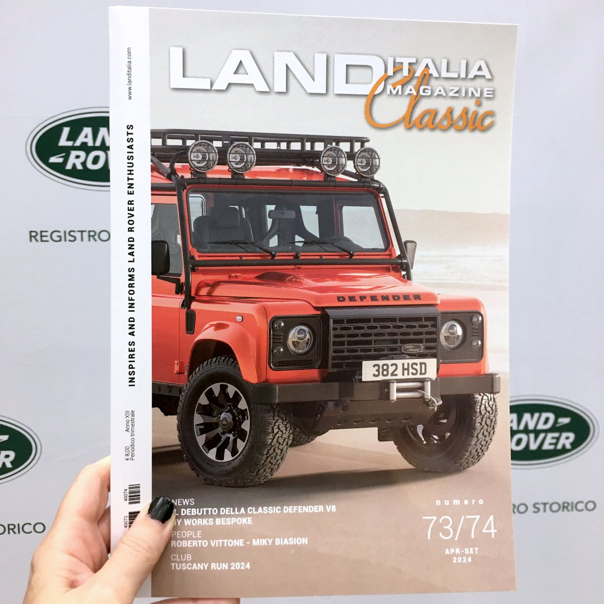 elefeli975's tweet photo. E anche questo è in archivio!
Land Italia Magazine 73/74, progettato e impaginato per Pierluigi Ducci Editore.
E ora avanti col prossimo!

#rivista #grafica #graficaeditoriale #automotive #editoria #LandRover https://t.co/Qr8lhnyGDq