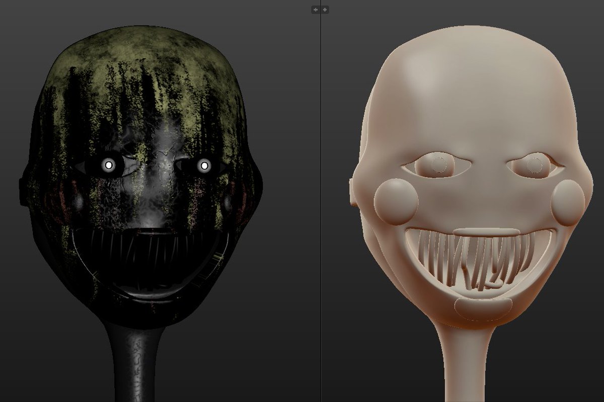 RealTorres15's tweet photo. gonna model mangle just to do the phantom vers
but heres puppet https://t.co/qLPWaVcXem
