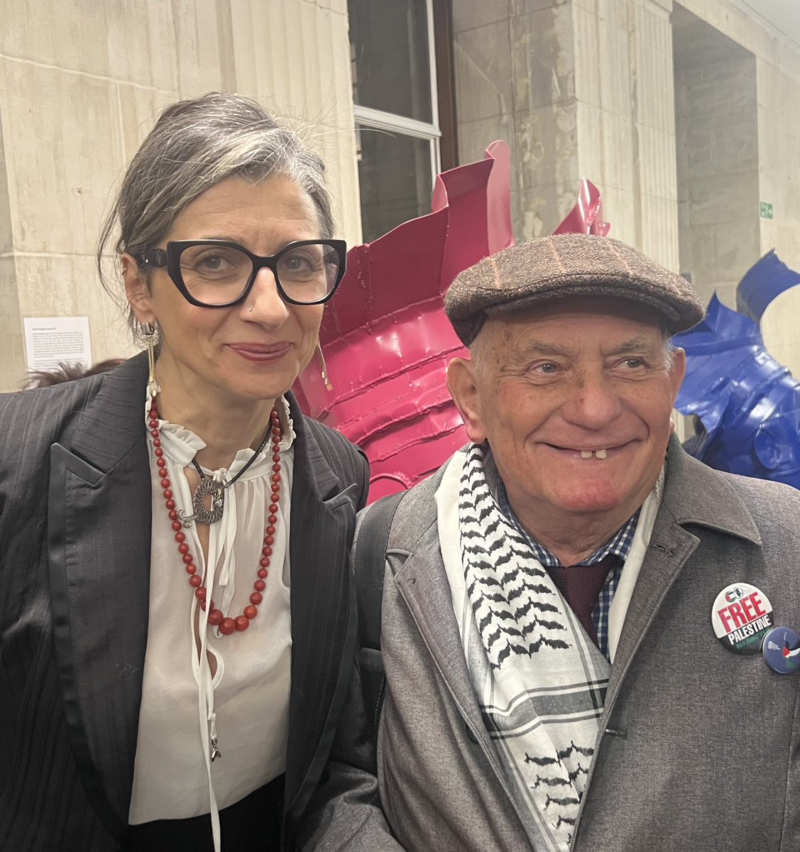 Just Jews (@justjewsuk) on Twitter photo The Israel lobby claims UN Special Rapporteur <a href="/FranceskAlbs/">Francesca Albanese, UN Special Rapporteur oPt</a> is an antisemite. Someone who knows about antisemitism, the Holocaust survivor Stephen Kapos, begs to differ. Here he is with Francesca after her recent speech at SOAS university, London
#IsraelLobby
#GazaGenocide The Israel lobby claims UN Special Rapporteur <a href="/FranceskAlbs/">Francesca Albanese, UN Special Rapporteur oPt</a> is an antisemite. Someone who knows about antisemitism, the Holocaust survivor Stephen Kapos, begs to differ. Here he is with Francesca after her recent speech at SOAS university, London
#IsraelLobby
#GazaGenocide