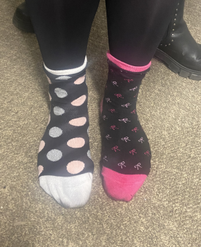 TheHubSchoolER's tweet photo. As always The Hub staff are embracing Anti-Bullying Week with their odd socks!! #OddSocksDay #AntiBullyingWeek2024 https://t.co/2RclyrDFLW