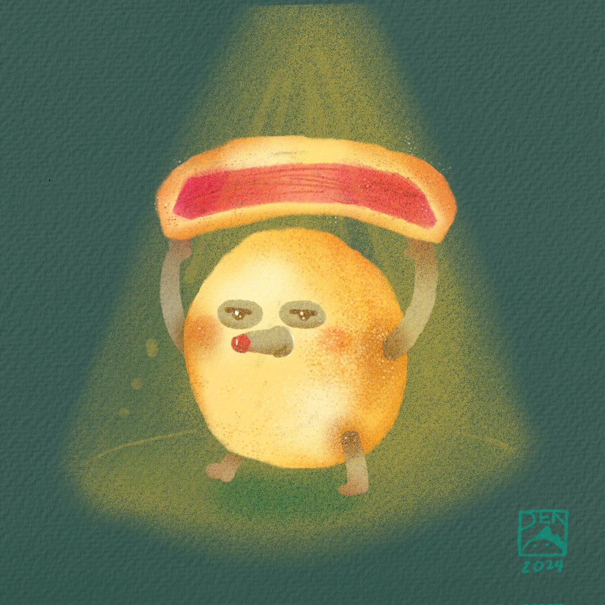 illusbydenden's tweet photo. No thoughts, head empty, just a local pandorobo (pandesal??) stealing a pan de...regla? 🍞🥖

#パンどろぼう #pandorobou #illustrationph https://t.co/HXaCxIV9oz