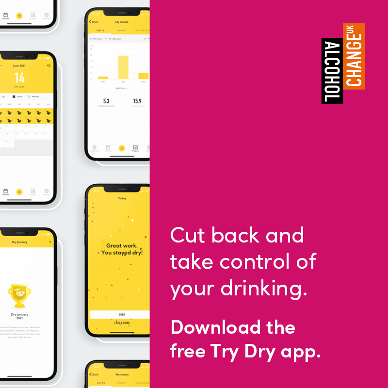 AlcoholChangeUK's tweet photo. Looking for a useful tool to help you cut down on your drinking? Track your units, calories and money saved through our app, Try Dry®.
If you're thinking about taking on the Dry January® Challenge, it's a great time to download our app #TryDry and give it a test run before January!
Download Try Dry®👇
https://t.co/GdzuV233k8