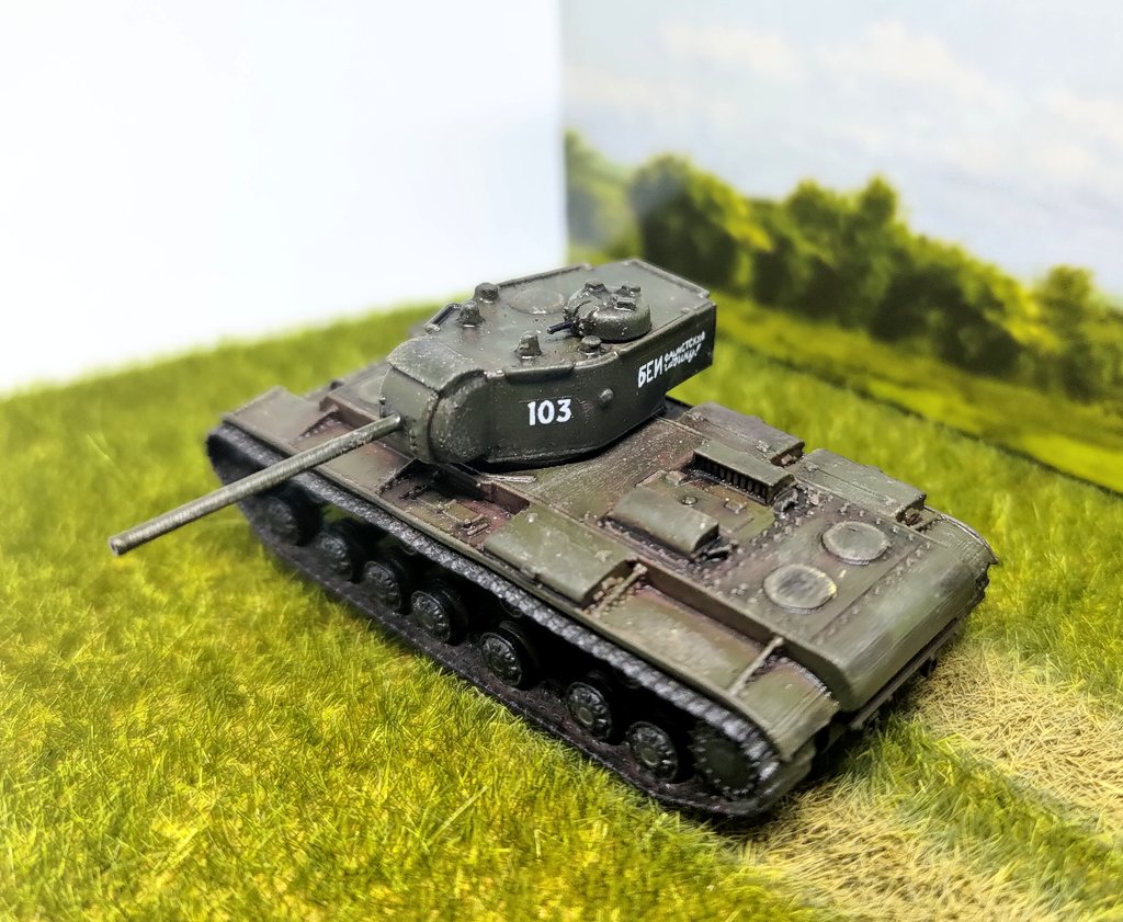 AKATSUKI565656's tweet photo. 144tank製 T-150
こっちは通常の単色塗り
#144スケモ https://t.co/SDinm6GxEc