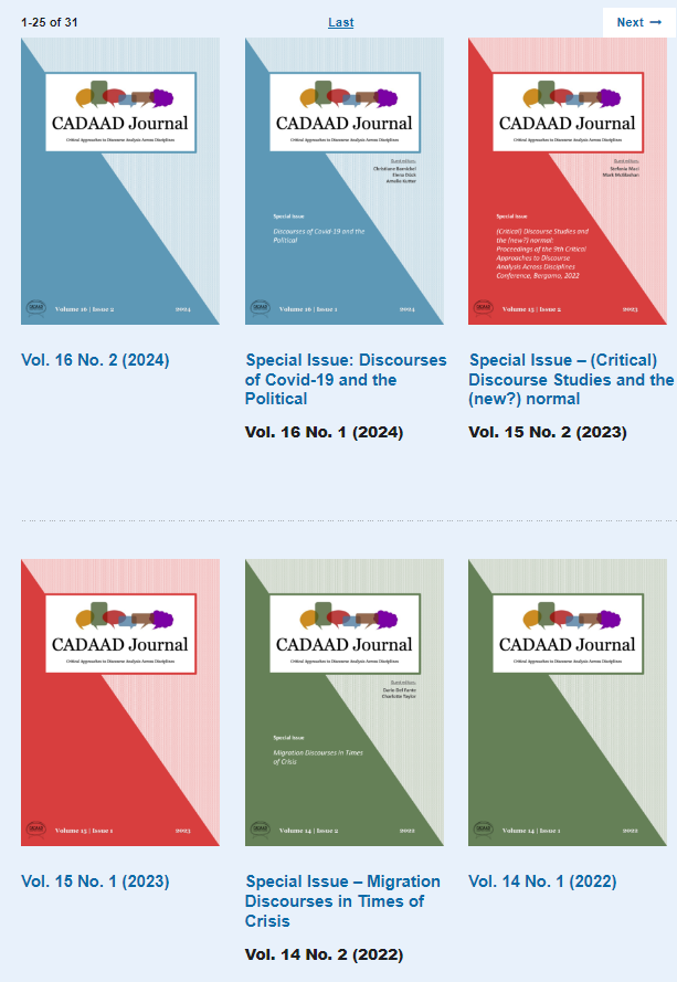 CADAAD Journal tweet media