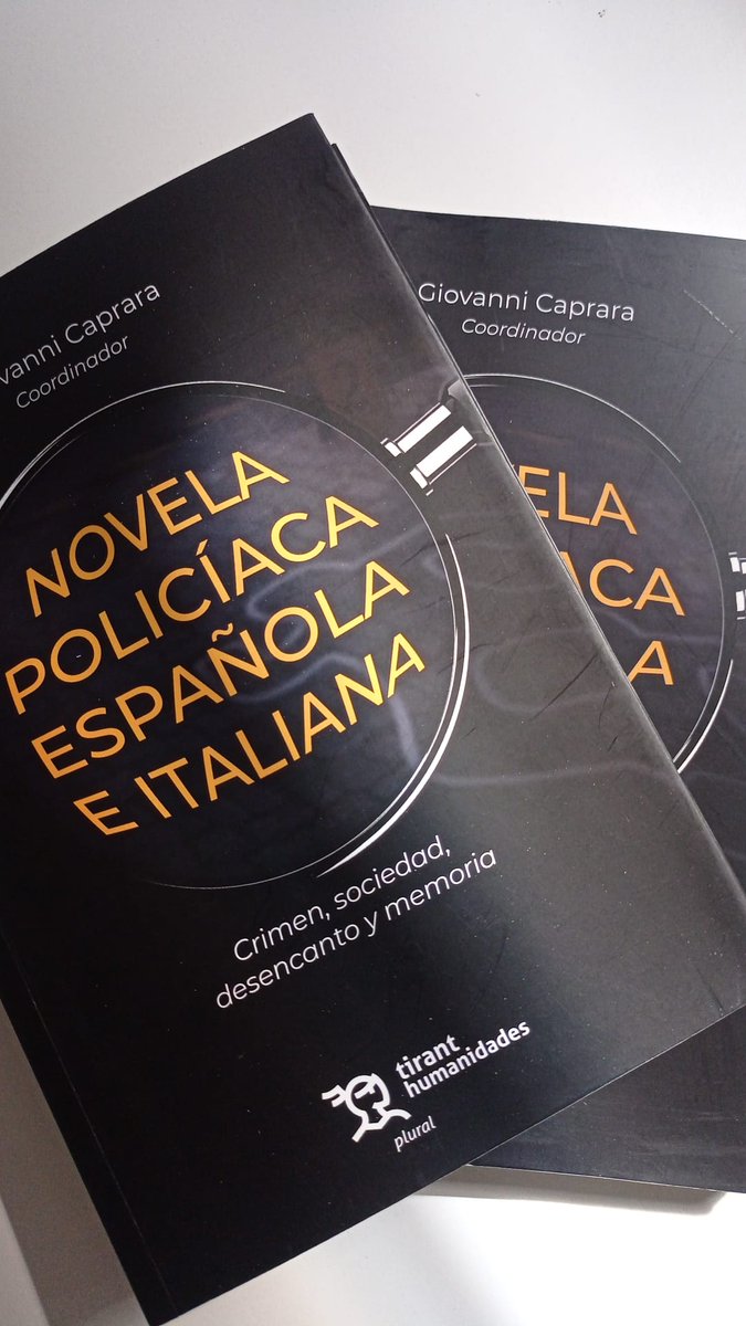Feliz por la publicación del artículo "Negra, desencantada y... ¿mediterránea?" junto con mi colega Javier Sánchez Zapatero en el  volumen "Novela policiaca española e italiana" que acaba de aparecer en la editorial Tirant. 
editorial.tirant.com/es/libro/novel…