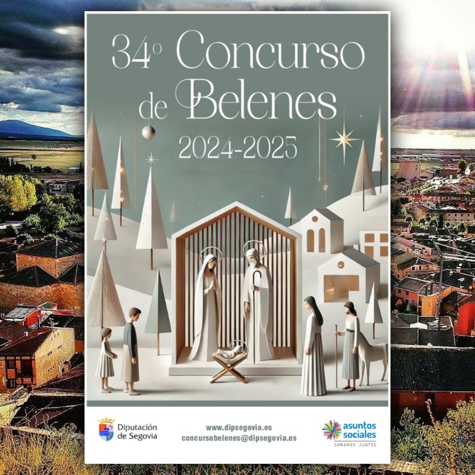 🌟 34 concurso de Belenes ☄️

Recordamos que las inscripciones deberán formalizarse mediante las vías pertinentes antes del 11/12 y los belenes deberán de estar expuestos del 16/12 al 6/01

Facilitamos bases y hoja de inscripción en la web (ayllon.es) y bando móvil.