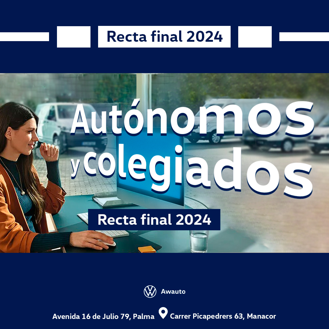 ¿Eres colegiado o autónomo? ¡Esta oferta es para ti! En AwAuto, entendemos tus necesidades y queremos ayudarte a conseguir el vehículo perfecto para tu negocio.

Ver más en awauto.es

#mallorca #volkswagen #awautovw #vw #fyp #autonomos