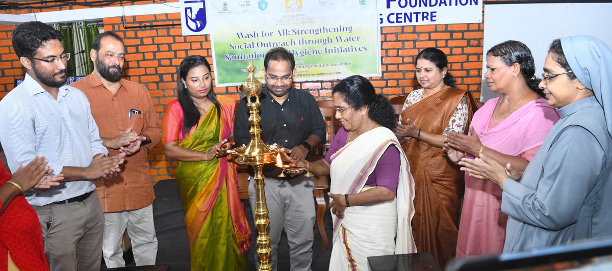 uba_iitpkd's tweet image. The  UBA RCI  - Kerala Agricultural University, with support of RCIs - IIT  Palakkad and IISER Thiruvananthapuram,  organized a two-day  workshop titled &quot;WASH for All: Strengthening Social Outreach through  Water, Sanitation, and Hygiene&quot; on Nov 7-8, 2024, at Alappuzha.