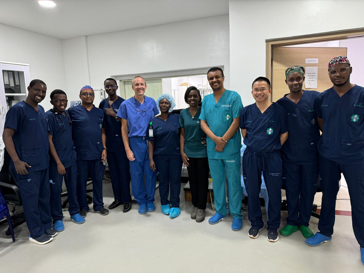 Last week, in collaboration with our partners, we advanced Rwanda's specialized cardiac services to new levels of excellence. Professor David Bradly, working alongside the local team, performed the country’s first electrophysiology study and catheter ablation procedures on both