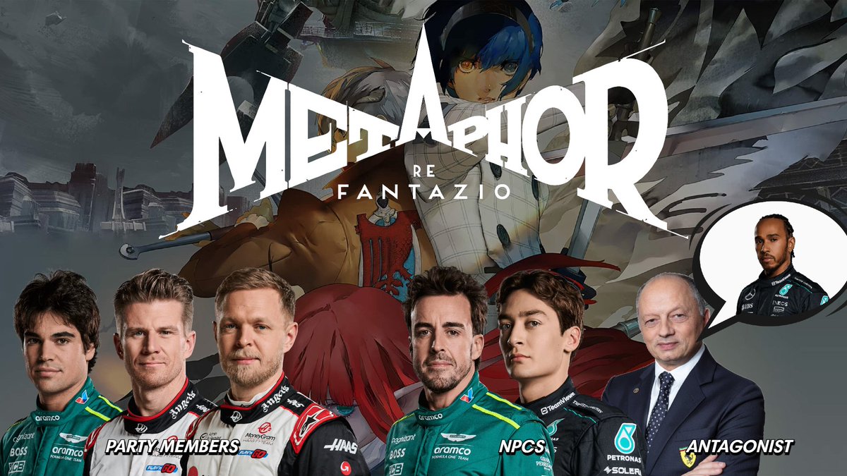 vitzpatel's tweet image. Still thinking about #MetaphorReFantazio and how, in my mind - it&apos;s all about @F1 ✨

I&apos;m so happy I named the protagonist after @Charles_Leclerc 💖